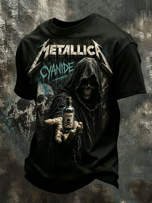 Men's Metallica Fans Print T-Shirt