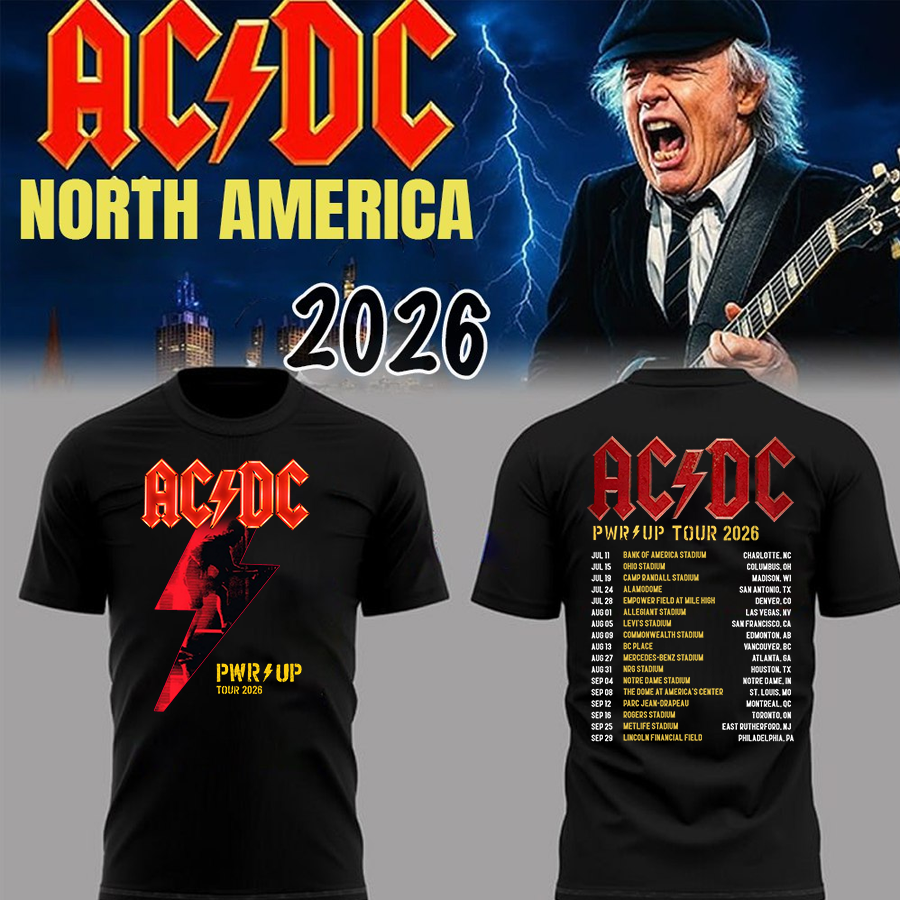 AC/DC Rock Band Fan Retro T-Shirt