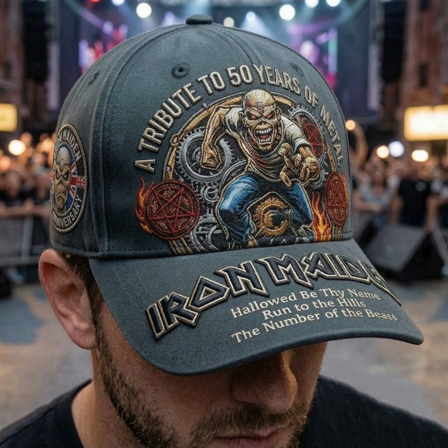Unisex England Heavy Metal Band 2026 Tour Print Baseball Cap