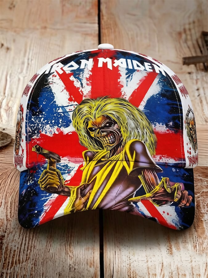 Unisex Iron Maiden 2026 Tour Print Baseball Cap
