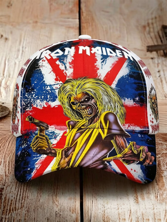 Unisex Iron Maiden 2026 Tour Print Baseball Cap