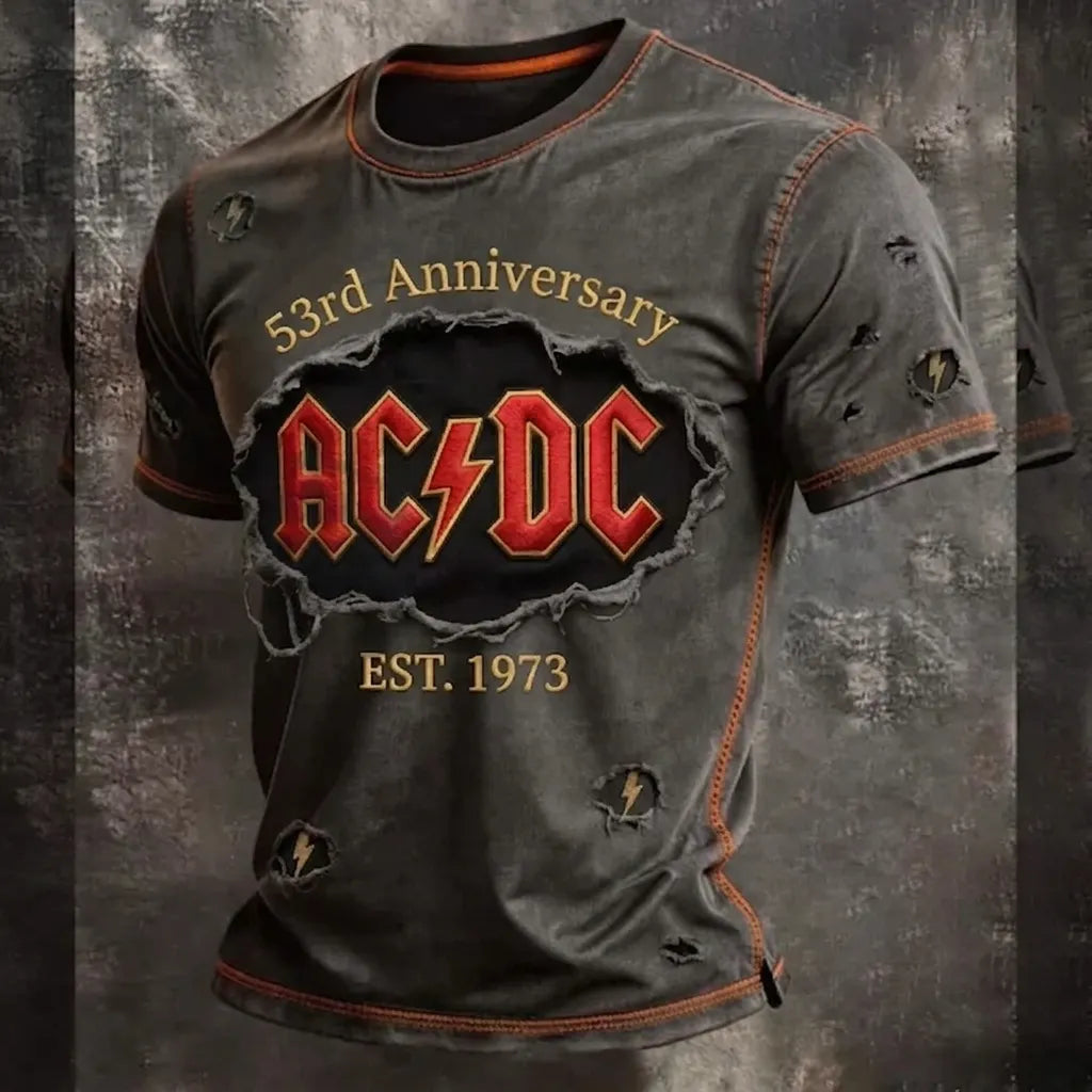 AC/DC Rock Band Fan Retro T-Shirt