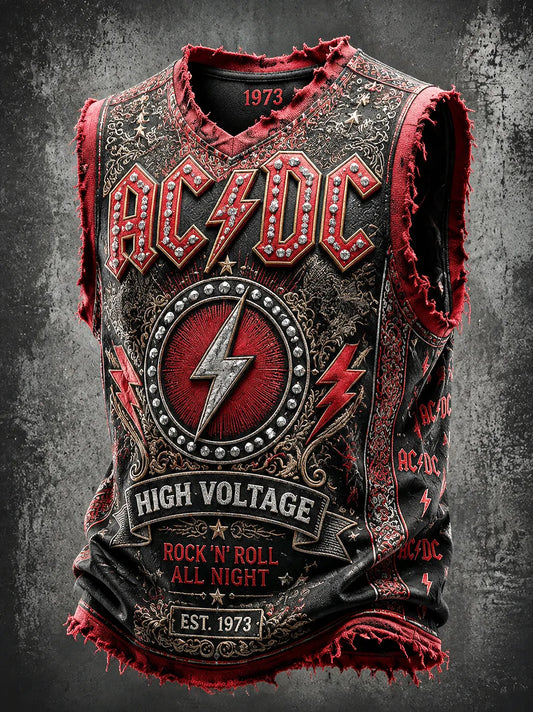 Men's AC/DC High Voltage Rock Vest