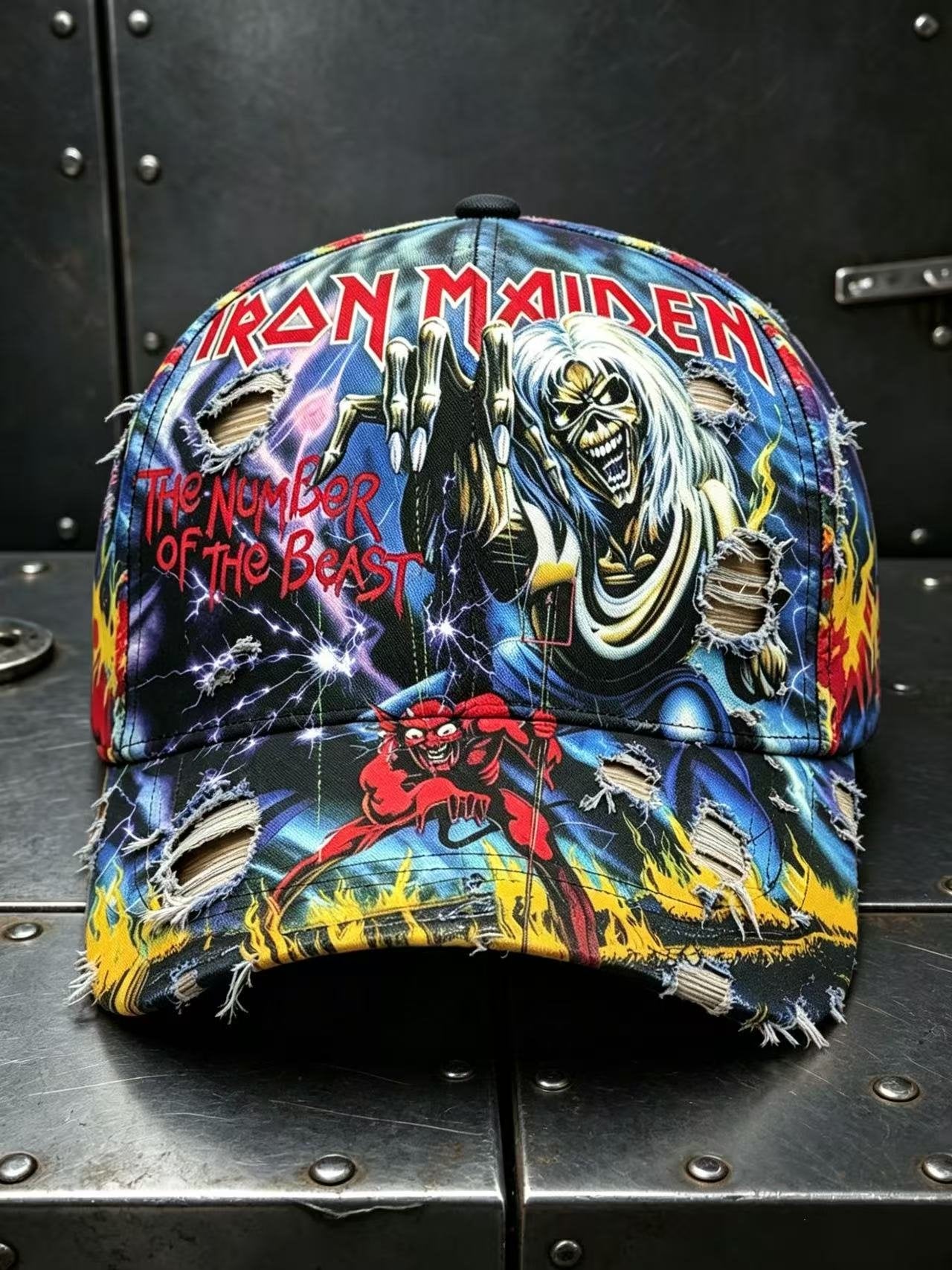 Unisex England Heavy Metal Band 2026 Tour Print Baseball Cap