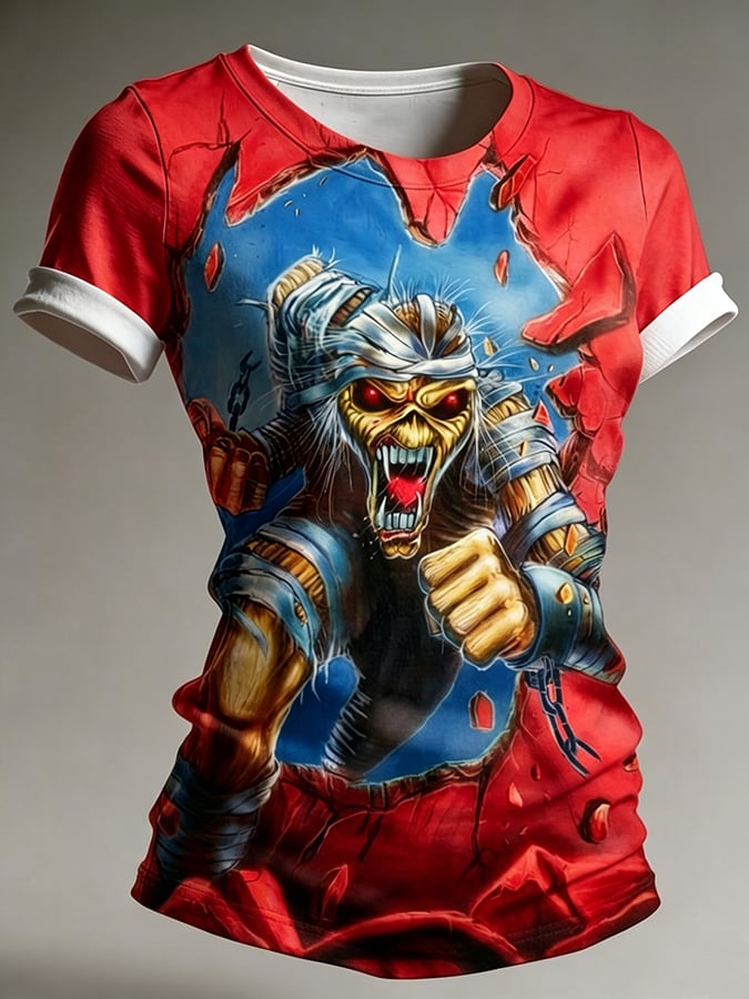 Women's Iron Maiden Tour Short-Sleeve Printed T-Shirt