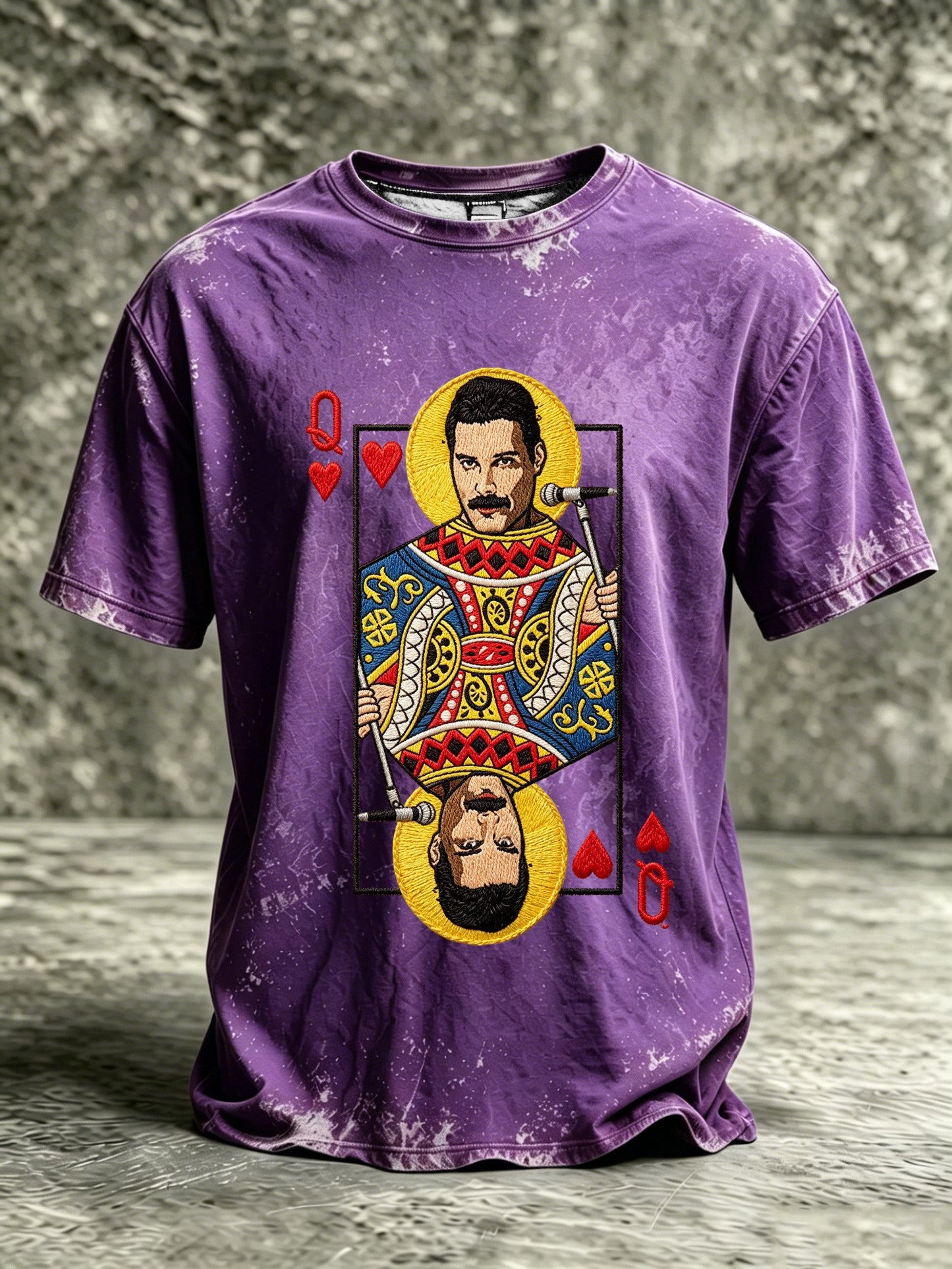 Men's Music-Print Casual Top