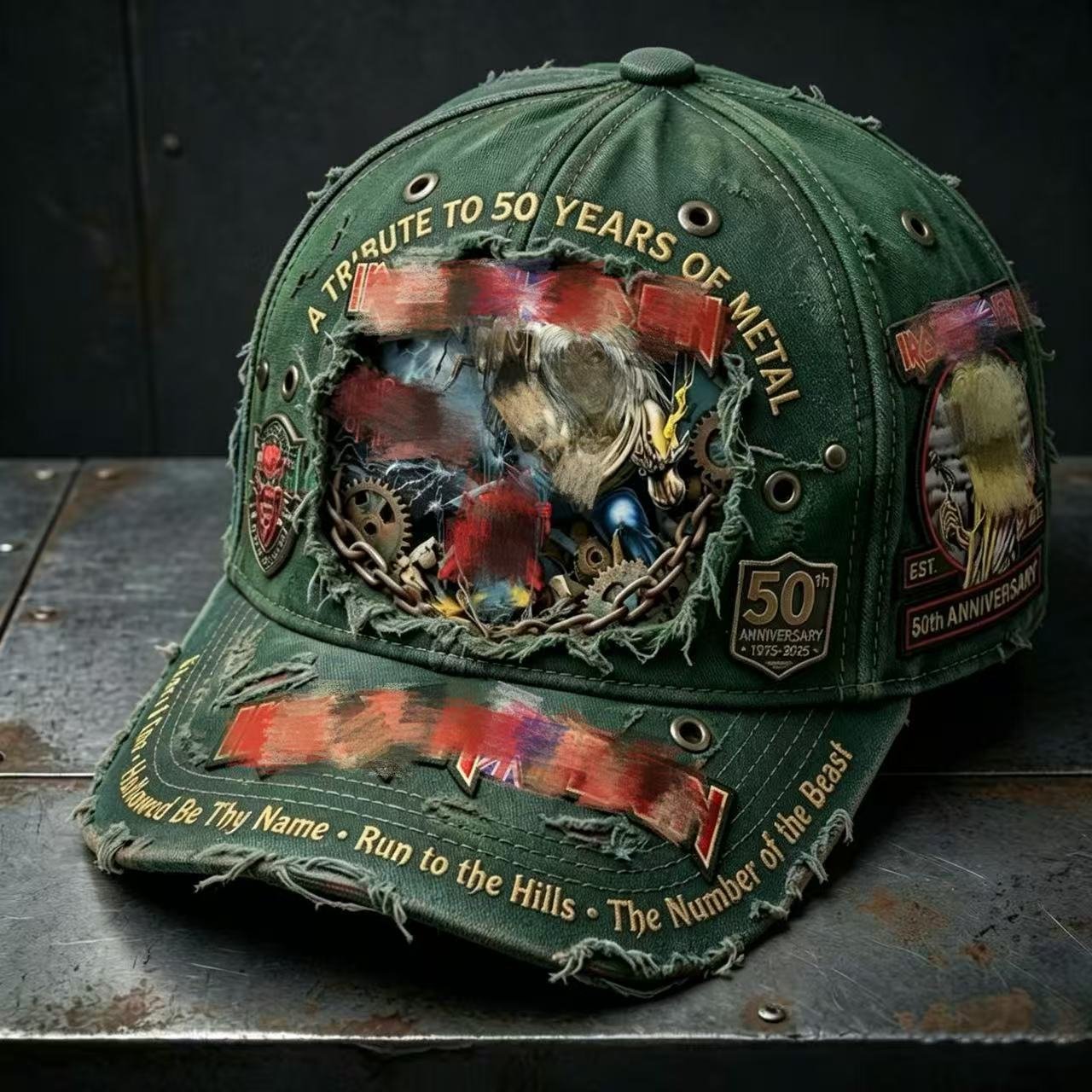 Unisex England Heavy Metal Band 2026 Tour Print Baseball Cap