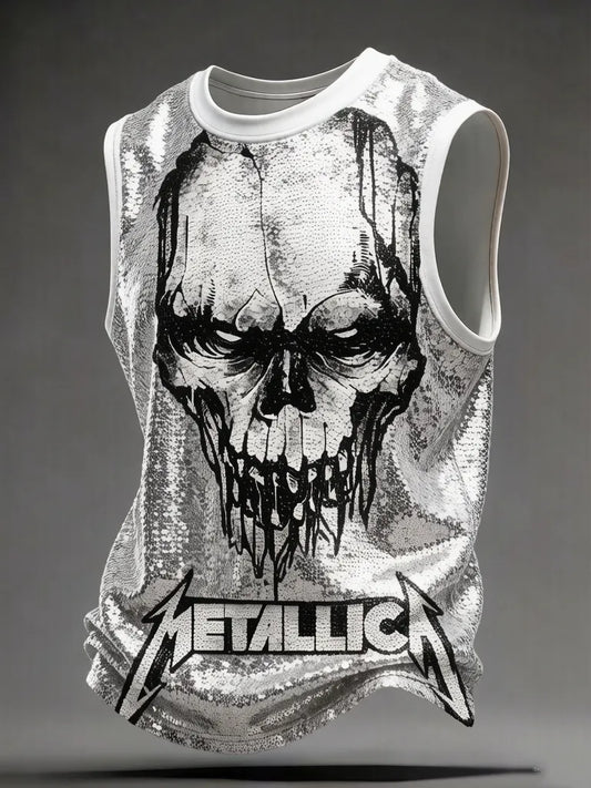 Men's Metallica Fans Print Tank Top