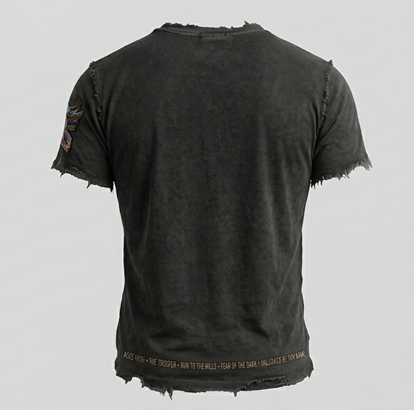 Vintage Iron Maiden V-neck T-shirt