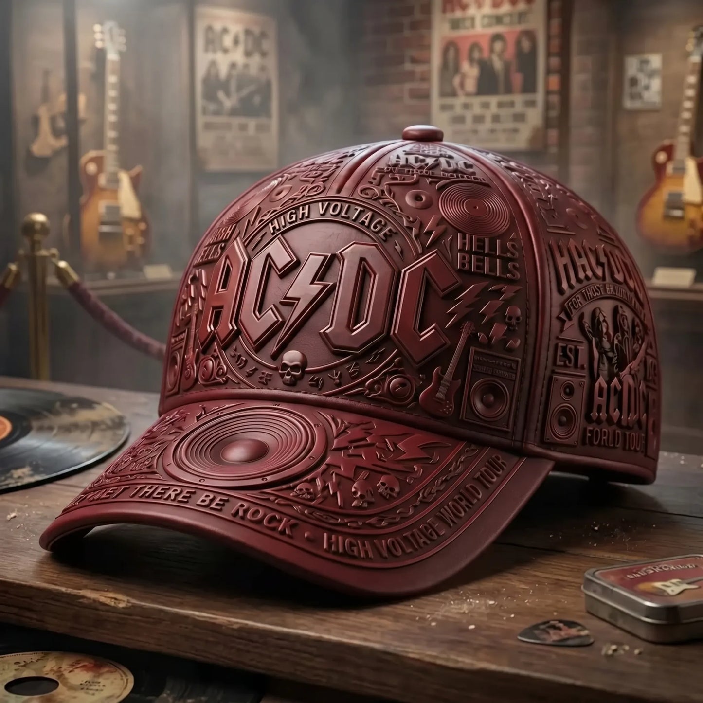 Vintage AC/DC Rock Band Fan Hat
