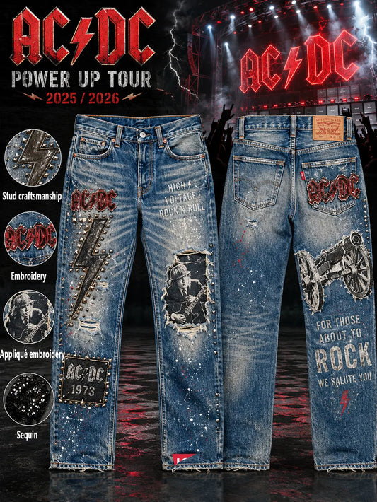 AC/DC Fan Edition Vintage-Fit Jeans