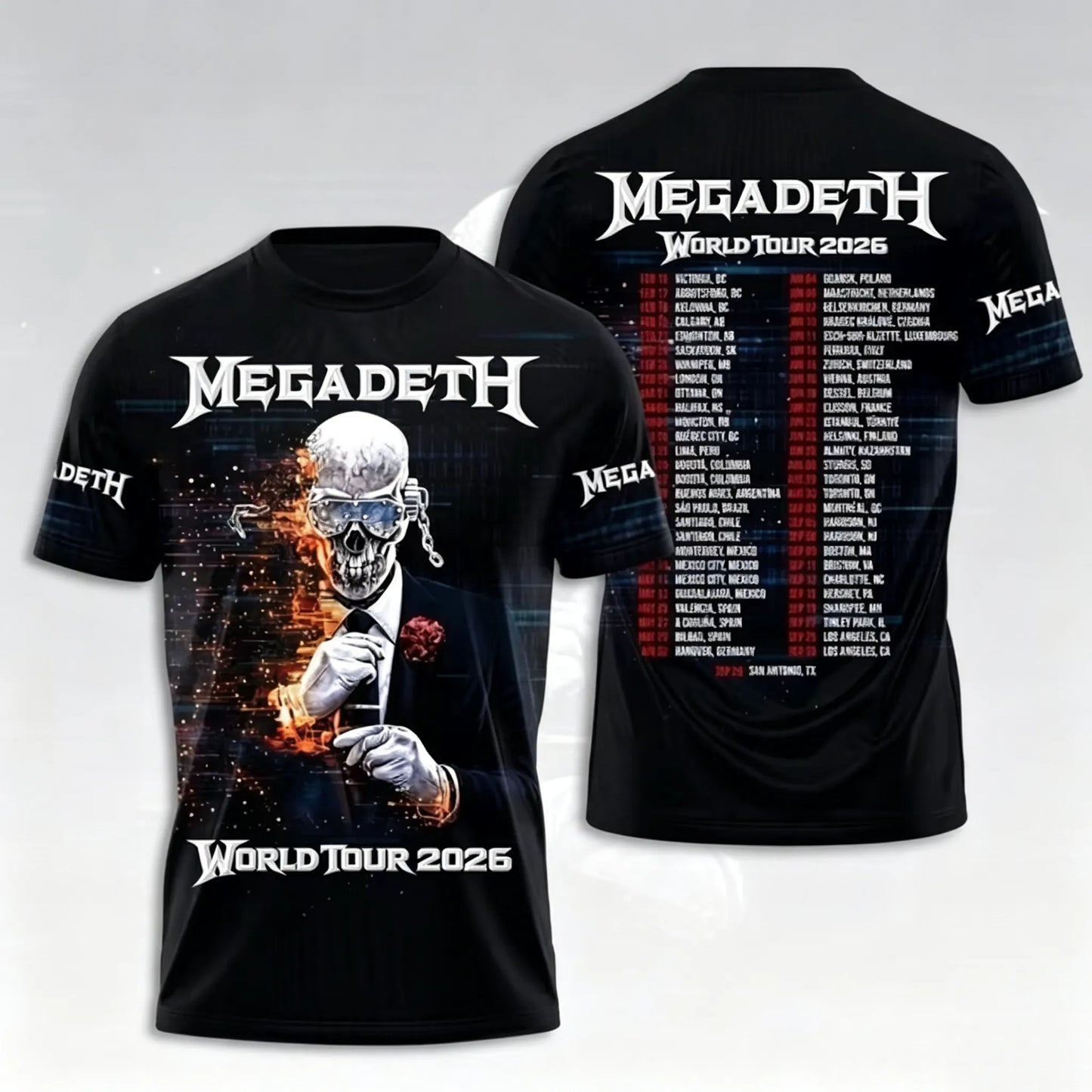 Men's American Thrash Metal Band Short-Sleeve T-Shirt