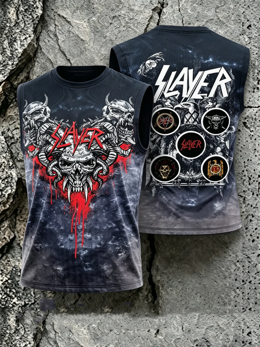 Men's Slayer Fans Print Tank Top