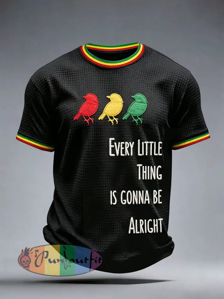 Men's Reggae Music Waffle T-Shirt
