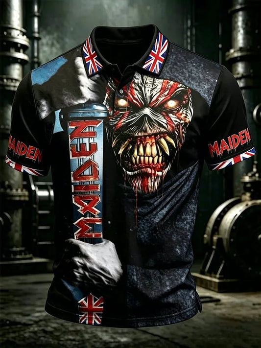 Men's Iron Maiden Tour Short-Sleeve Printed Polo Shirt