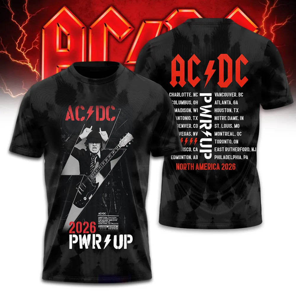 AC/DC Rock Band Fan Retro T-Shirt