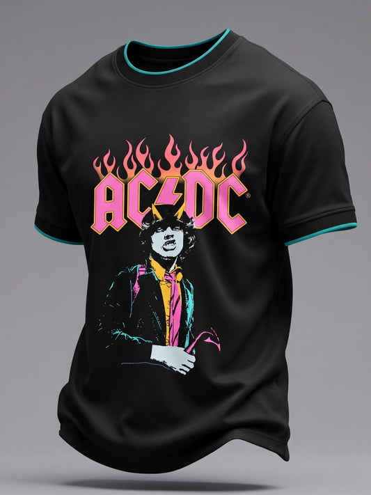 AC/DC Rock Band Fan Retro T-Shirt