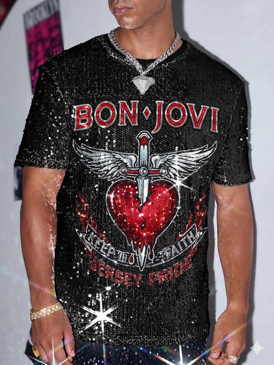 Bon Jovi Fan Retro T-Shirt
