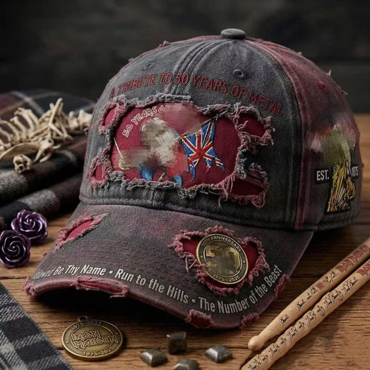 Unisex England Heavy Metal Band 2026 Tour Print Baseball Cap