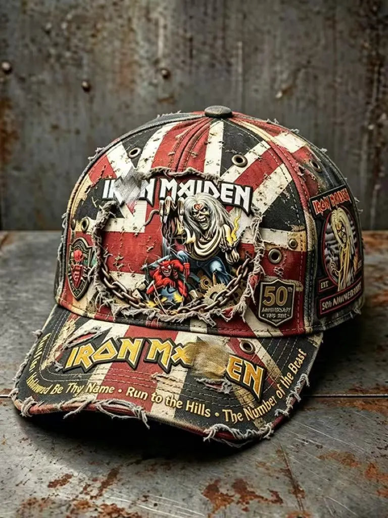 Unisex England Heavy Metal Band 2026 Tour Print Baseball Cap