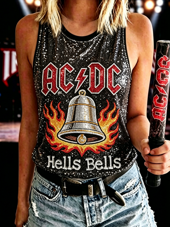 Women's ACDC Print Tank Top