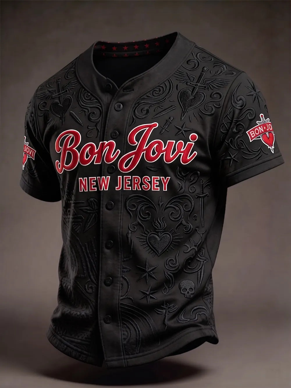 Vintage Bon Jovi Fan Casual Shirt Top