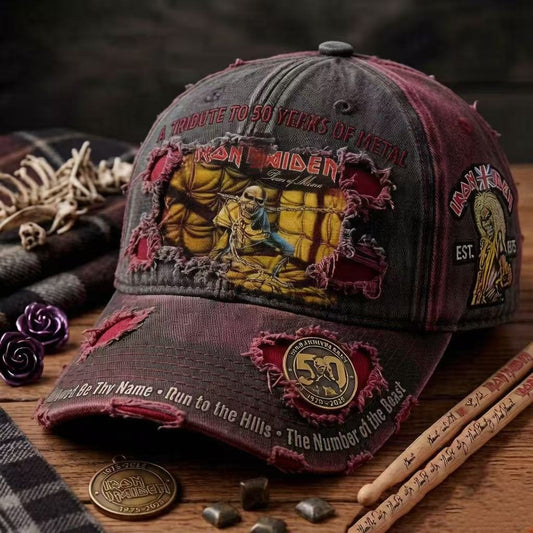 Unisex England Heavy Metal Band 2026 Tour Print Baseball Cap