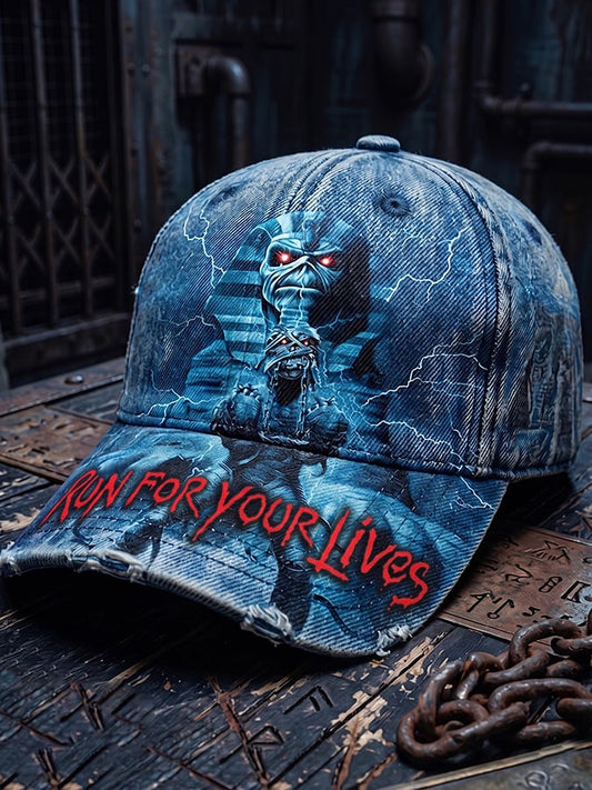 Unisex Band-Print Hat