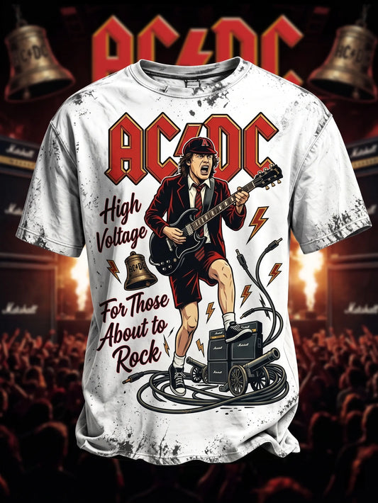 AC/DC Rock Band Fan Retro T-Shirt