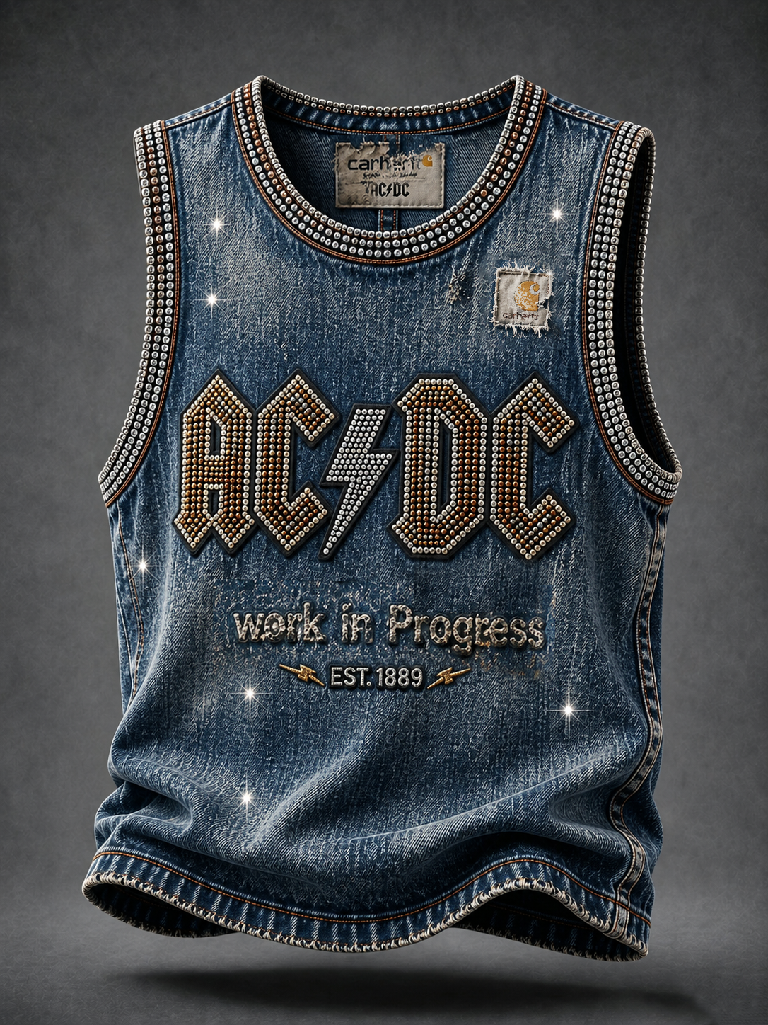 Men's ACDC Fans Print Tank Top