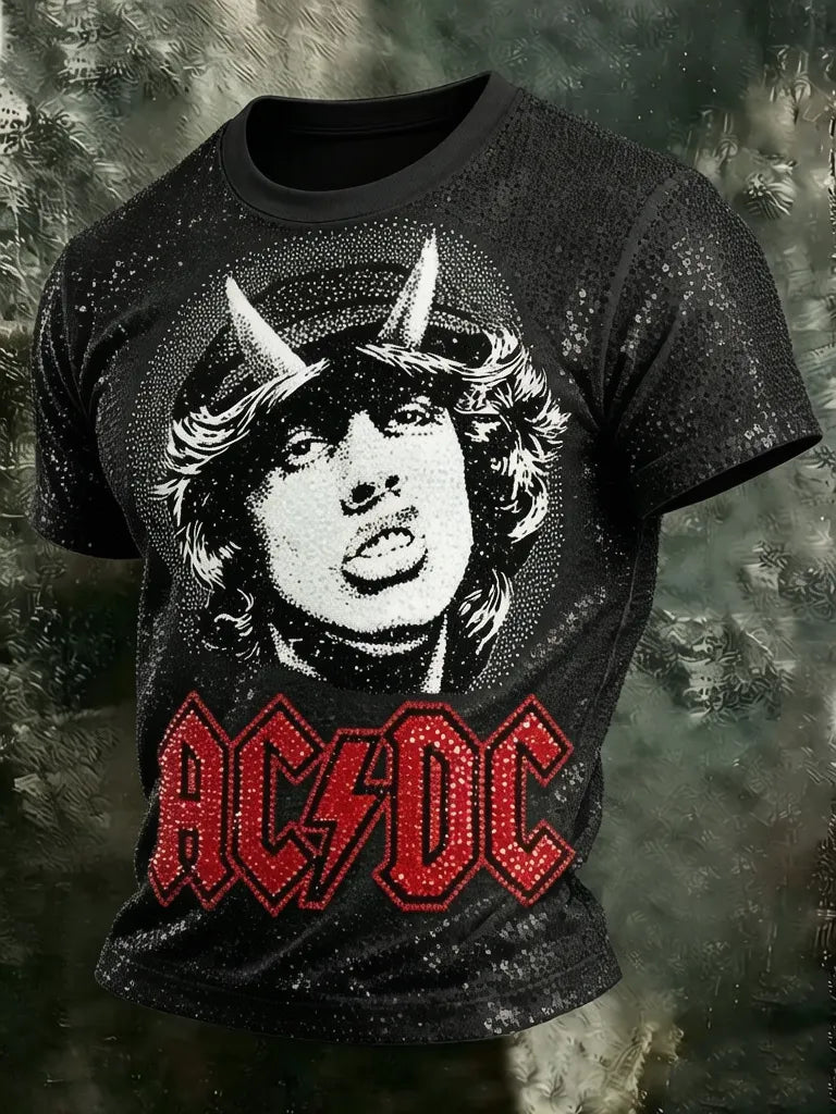 AC/DC Rock Band Fan Retro T-Shirt