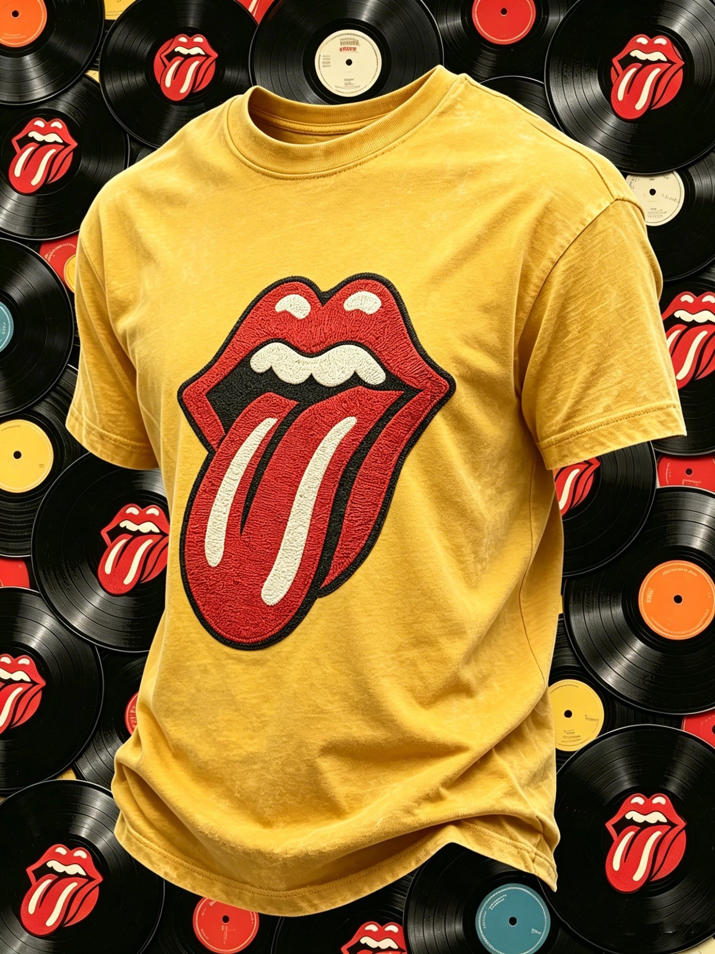 Men's Rock Band Tongue T-Shirt