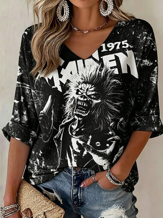 Women's England Heavy Metal Band Top