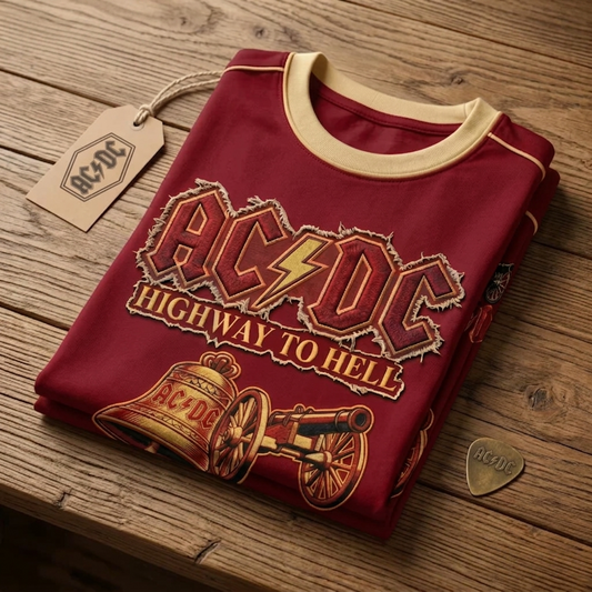 AC/DC Rock Band Fan Retro T-Shirt