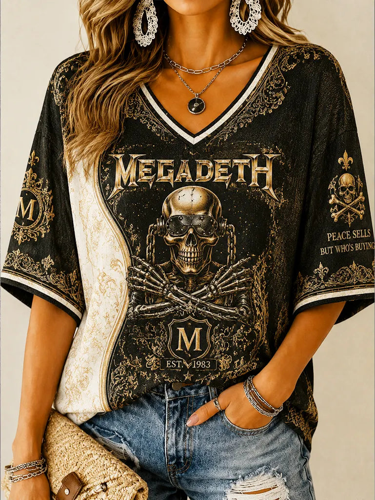Women's Megadeth Peace Sells Graphic Tee
