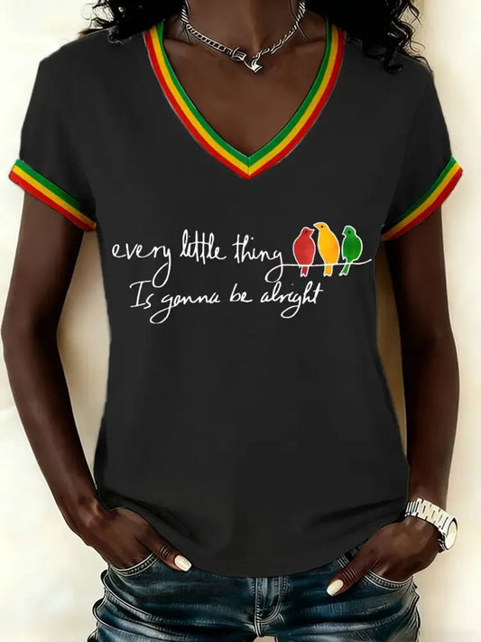 Women's 'Every Little Thing Is Gonna Be Alright' T-Shirt