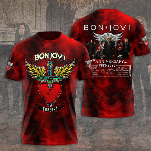 Bon Jovi Fan Retro T-Shirt