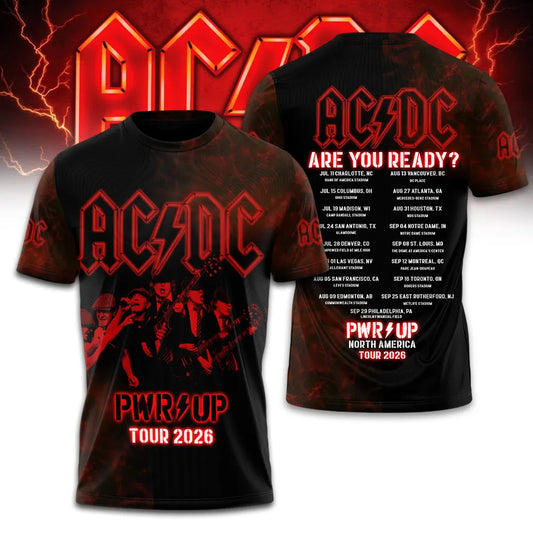 AC/DC Rock Band Fan Retro T-Shirt