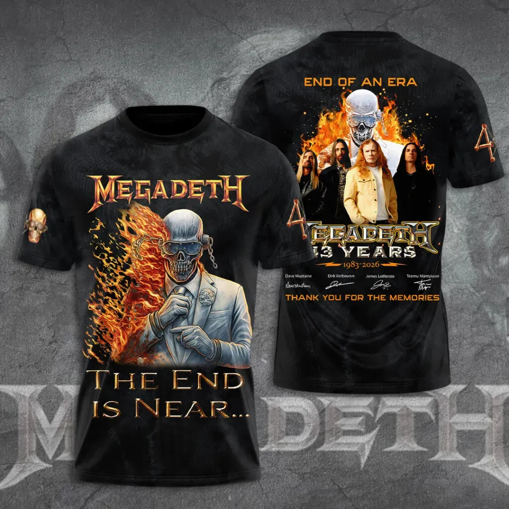Men's American Thrash Metal Band Short-Sleeve T-Shirt