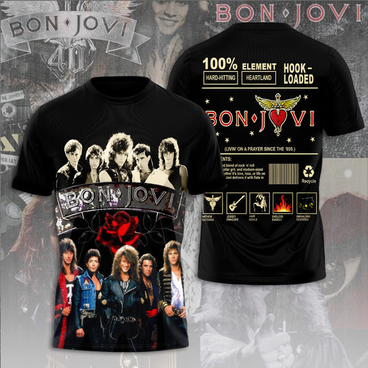 Bon Jovi Fan Retro T-Shirt