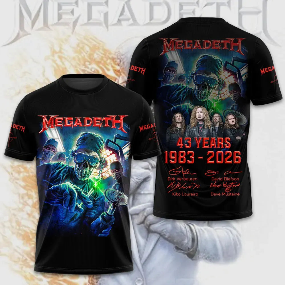 Men's American Thrash Metal Band Short-Sleeve T-Shirt