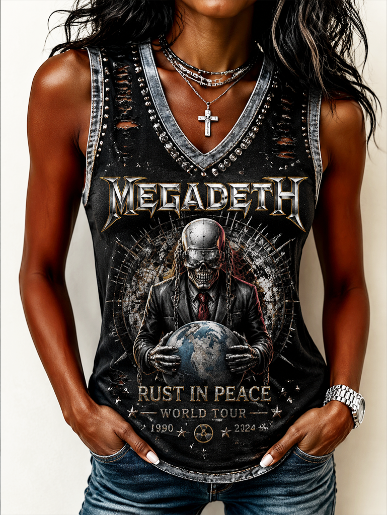 Women's Megadeth Rust In Peace Tour Tank
