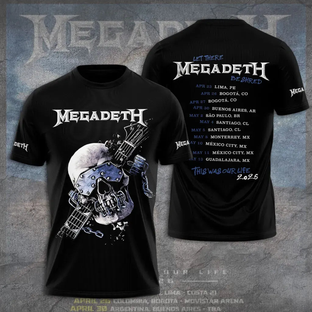 Men's American Thrash Metal Band Short-Sleeve T-Shirt