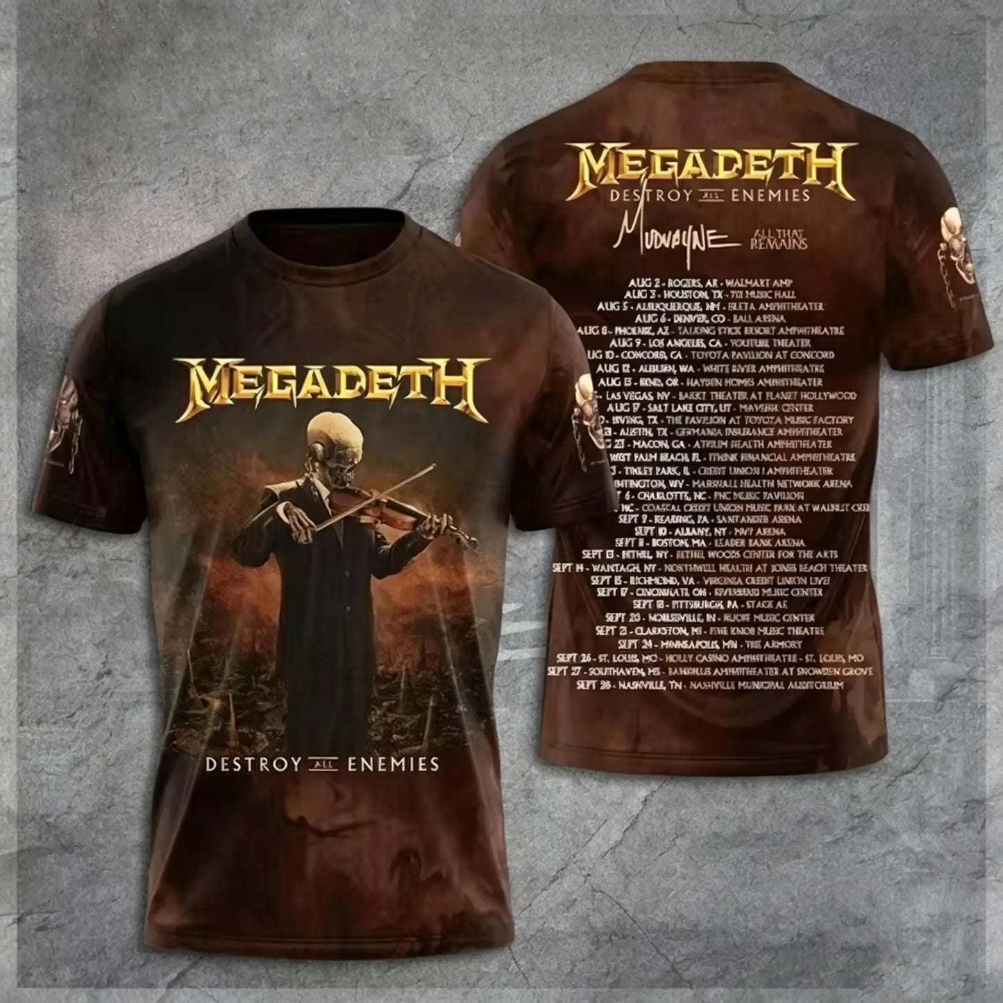 Men's American Thrash Metal Band Short-Sleeve T-Shirt