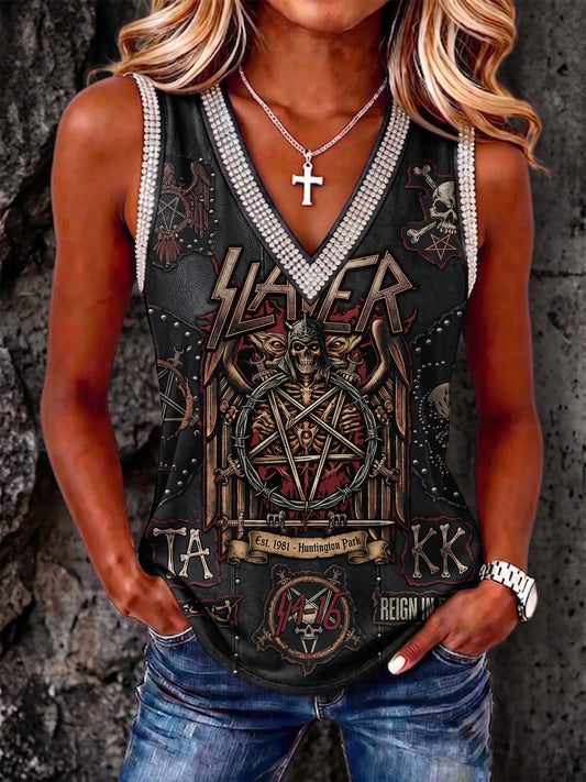Women's Slayer Fans Print Tank Top