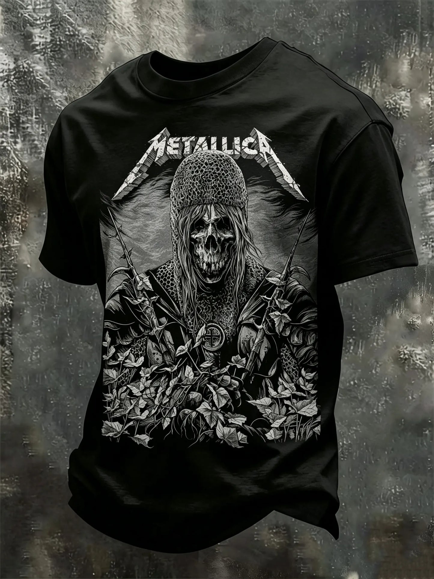 Men's Metallica Fans Print T-Shirt