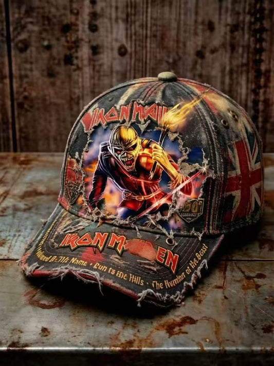 Unisex England Heavy Metal Band 2026 Tour Print Baseball Cap