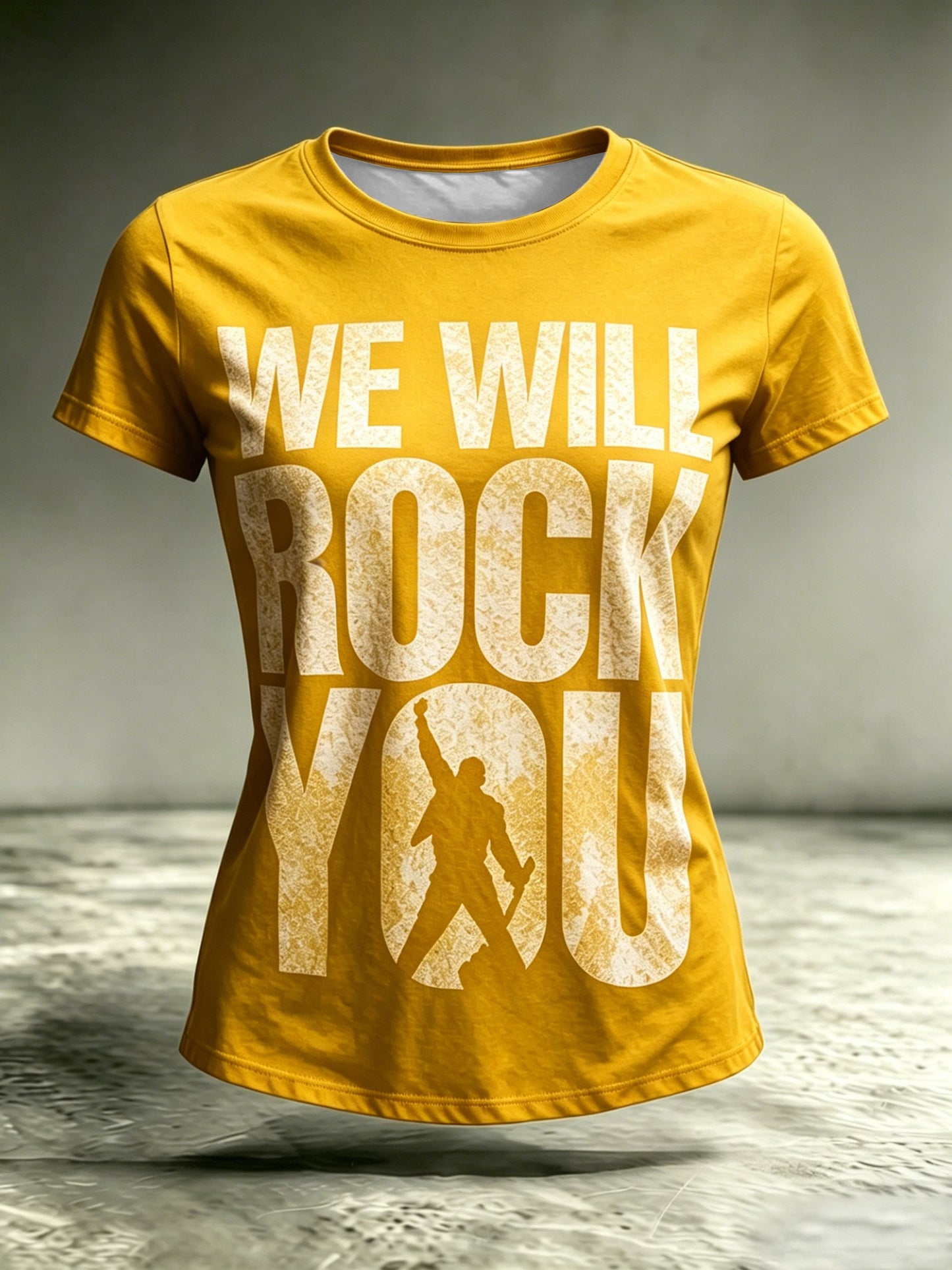 Women's Music-Print Casual Top