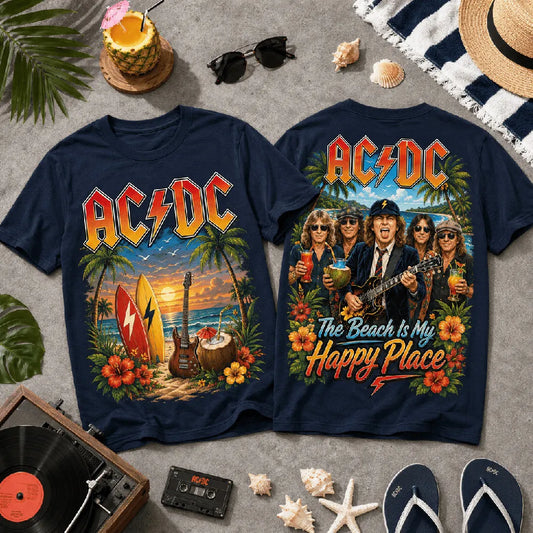 AC/DC Rock Band Fan Retro T-Shirt