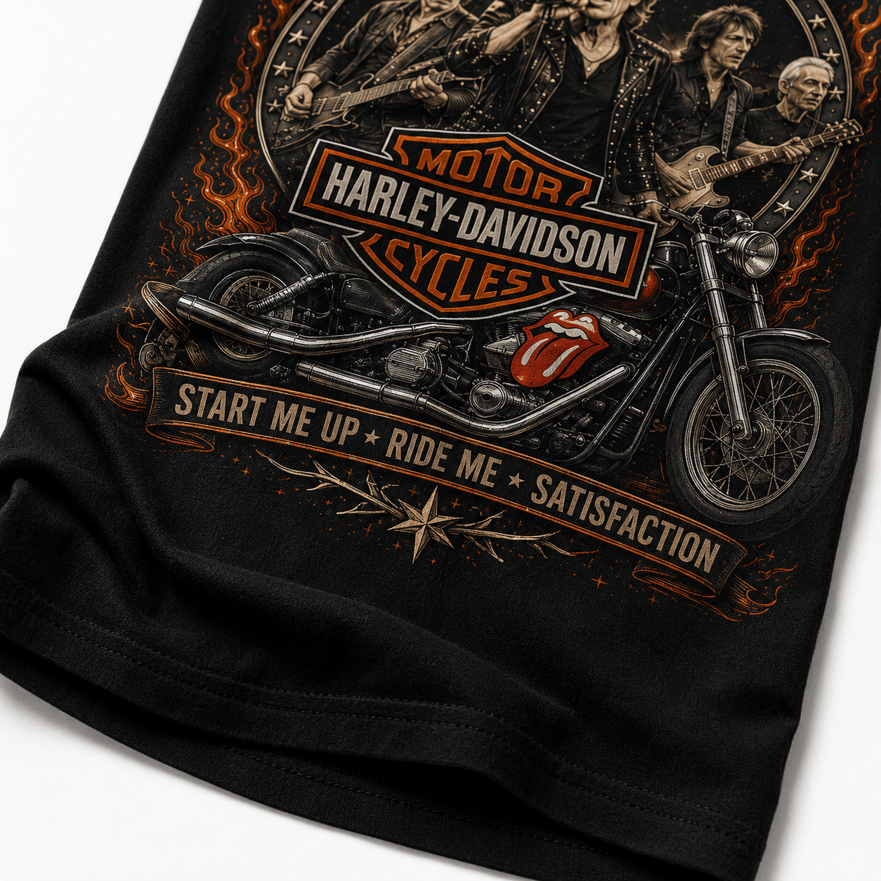 Premium RLST Harley Davidson 3D Shirt TD